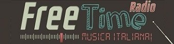 logo rettangolare di free time radio